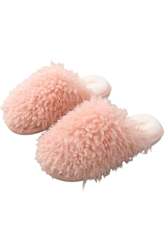Pink Fluffly House Slippers