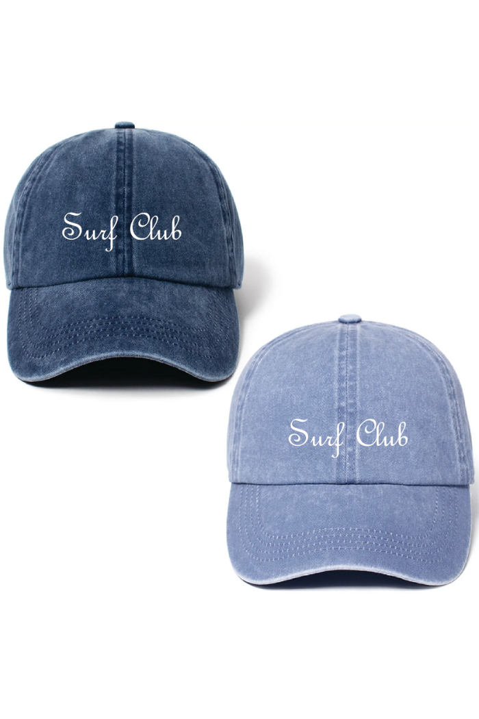 Surf Club Baseball Caps