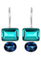 Aqua & Royal Blue/ Silver