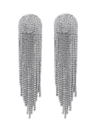 Half Circle Diamond Drops