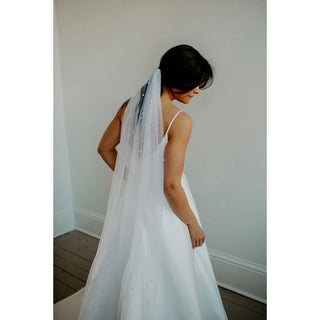 Beaded Pearl Wedding Veil